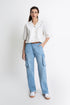 The White Boxy Crop Top